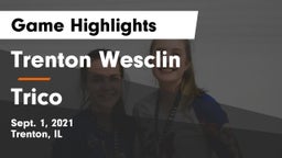 Trenton Wesclin  vs Trico Game Highlights - Sept. 1, 2021