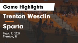 Trenton Wesclin  vs Sparta  Game Highlights - Sept. 7, 2021