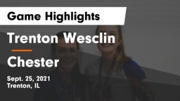 Trenton Wesclin  vs Chester  Game Highlights - Sept. 25, 2021