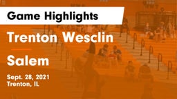 Trenton Wesclin  vs Salem  Game Highlights - Sept. 28, 2021