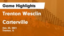 Trenton Wesclin  vs Carterville  Game Highlights - Oct. 23, 2021