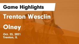 Trenton Wesclin  vs Olney Game Highlights - Oct. 23, 2021