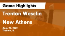 Trenton Wesclin  vs New Athens  Game Highlights - Aug. 26, 2022