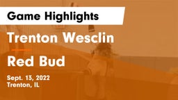 Trenton Wesclin  vs Red Bud Game Highlights - Sept. 13, 2022