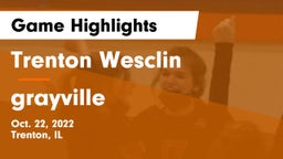 Trenton Wesclin  vs grayville Game Highlights - Oct. 22, 2022