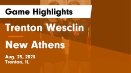 Trenton Wesclin  vs New Athens  Game Highlights - Aug. 25, 2023
