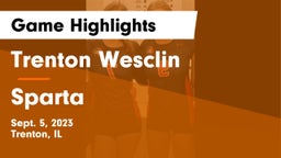 Trenton Wesclin  vs Sparta  Game Highlights - Sept. 5, 2023