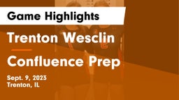 Trenton Wesclin  vs Confluence Prep Game Highlights - Sept. 9, 2023