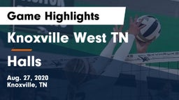 Knoxville West  TN vs Halls  Game Highlights - Aug. 27, 2020