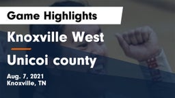 Knoxville West  vs Unicoi county Game Highlights - Aug. 7, 2021