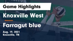 Knoxville West  vs Farragut blue Game Highlights - Aug. 19, 2021