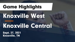 Knoxville West  vs Knoxville Central  Game Highlights - Sept. 27, 2021