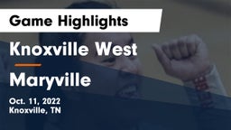 Knoxville West  vs Maryville  Game Highlights - Oct. 11, 2022