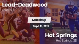 Matchup: Lead-Deadwood High vs. Hot Springs  2019