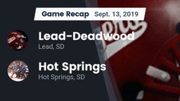 Recap: Lead-Deadwood  vs. Hot Springs  2019