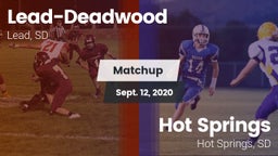 Matchup: Lead-Deadwood High vs. Hot Springs  2020