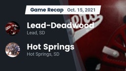 Recap: Lead-Deadwood  vs. Hot Springs  2021