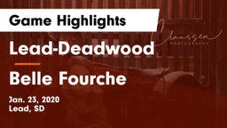 Lead-Deadwood  vs Belle Fourche  Game Highlights - Jan. 23, 2020