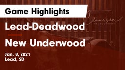 Lead-Deadwood  vs New Underwood  Game Highlights - Jan. 8, 2021
