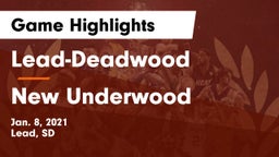 Lead-Deadwood  vs New Underwood Game Highlights - Jan. 8, 2021