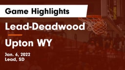 Lead-Deadwood  vs Upton WY Game Highlights - Jan. 6, 2022