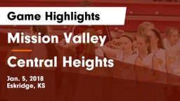 Mission Valley  vs Central Heights  Game Highlights - Jan. 5, 2018