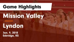 Mission Valley  vs Lyndon  Game Highlights - Jan. 9, 2018
