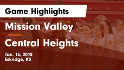 Mission Valley  vs Central Heights  Game Highlights - Jan. 16, 2018