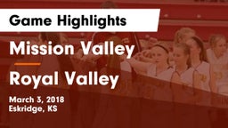 Mission Valley  vs Royal Valley  Game Highlights - March 3, 2018