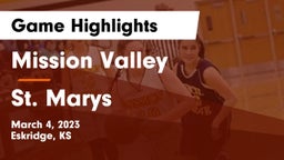 Mission Valley  vs St. Marys  Game Highlights - March 4, 2023