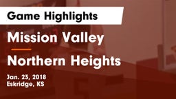 Mission Valley  vs Northern Heights  Game Highlights - Jan. 23, 2018