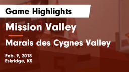 Mission Valley  vs Marais des Cygnes Valley  Game Highlights - Feb. 9, 2018