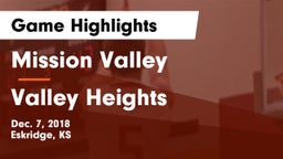 Mission Valley  vs Valley Heights  Game Highlights - Dec. 7, 2018