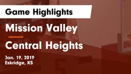 Mission Valley  vs Central Heights  Game Highlights - Jan. 19, 2019