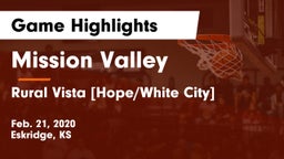Mission Valley  vs Rural Vista [Hope/White City]  Game Highlights - Feb. 21, 2020