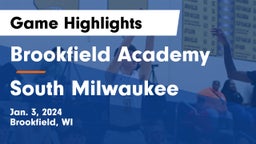 Brookfield Academy  vs South Milwaukee  Game Highlights - Jan. 3, 2024