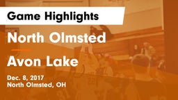 North Olmsted  vs Avon Lake  Game Highlights - Dec. 8, 2017