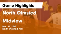 North Olmsted  vs Midview  Game Highlights - Dec. 12, 2017