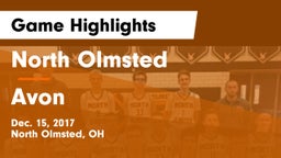 North Olmsted  vs Avon  Game Highlights - Dec. 15, 2017