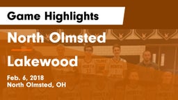North Olmsted  vs Lakewood  Game Highlights - Feb. 6, 2018