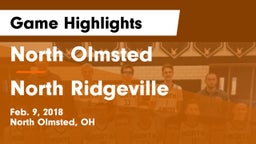 North Olmsted  vs North Ridgeville  Game Highlights - Feb. 9, 2018