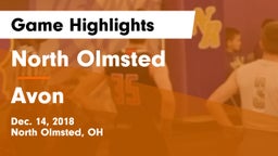 North Olmsted  vs Avon  Game Highlights - Dec. 14, 2018