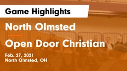 North Olmsted  vs Open Door Christian  Game Highlights - Feb. 27, 2021