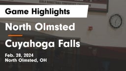 North Olmsted  vs Cuyahoga Falls  Game Highlights - Feb. 28, 2024