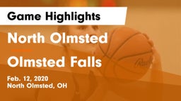 North Olmsted  vs Olmsted Falls  Game Highlights - Feb. 12, 2020