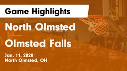 North Olmsted  vs Olmsted Falls  Game Highlights - Jan. 11, 2020