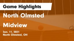 North Olmsted  vs Midview  Game Highlights - Jan. 11, 2021