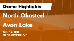 North Olmsted  vs Avon Lake  Game Highlights - Jan. 13, 2021