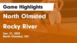 North Olmsted  vs Rocky River   Game Highlights - Jan. 21, 2023