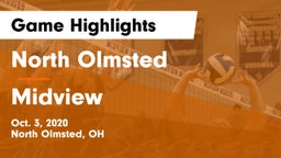 North Olmsted  vs Midview  Game Highlights - Oct. 3, 2020